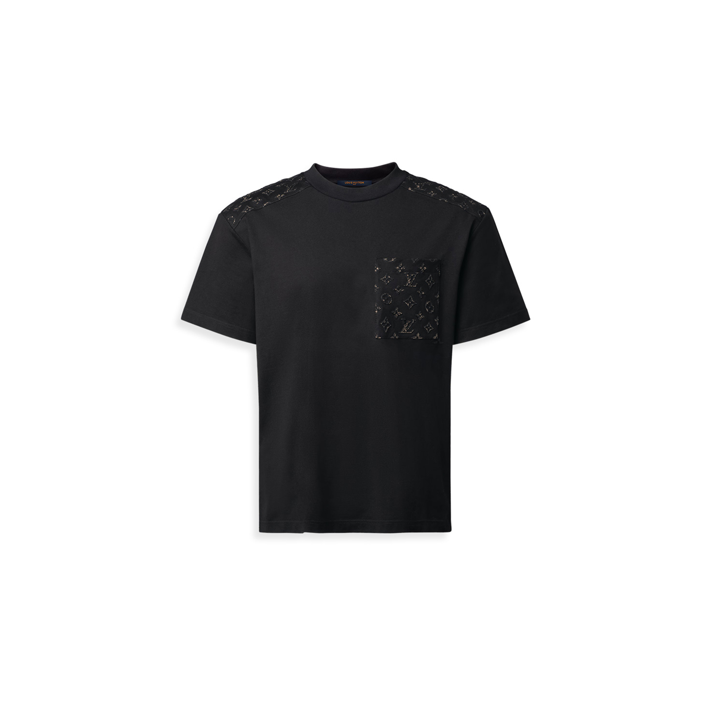 LOUIS VUITTON SHORT-SLEEVED REFLECTIVE SIGNATURE T-SHIRT 1AKORX